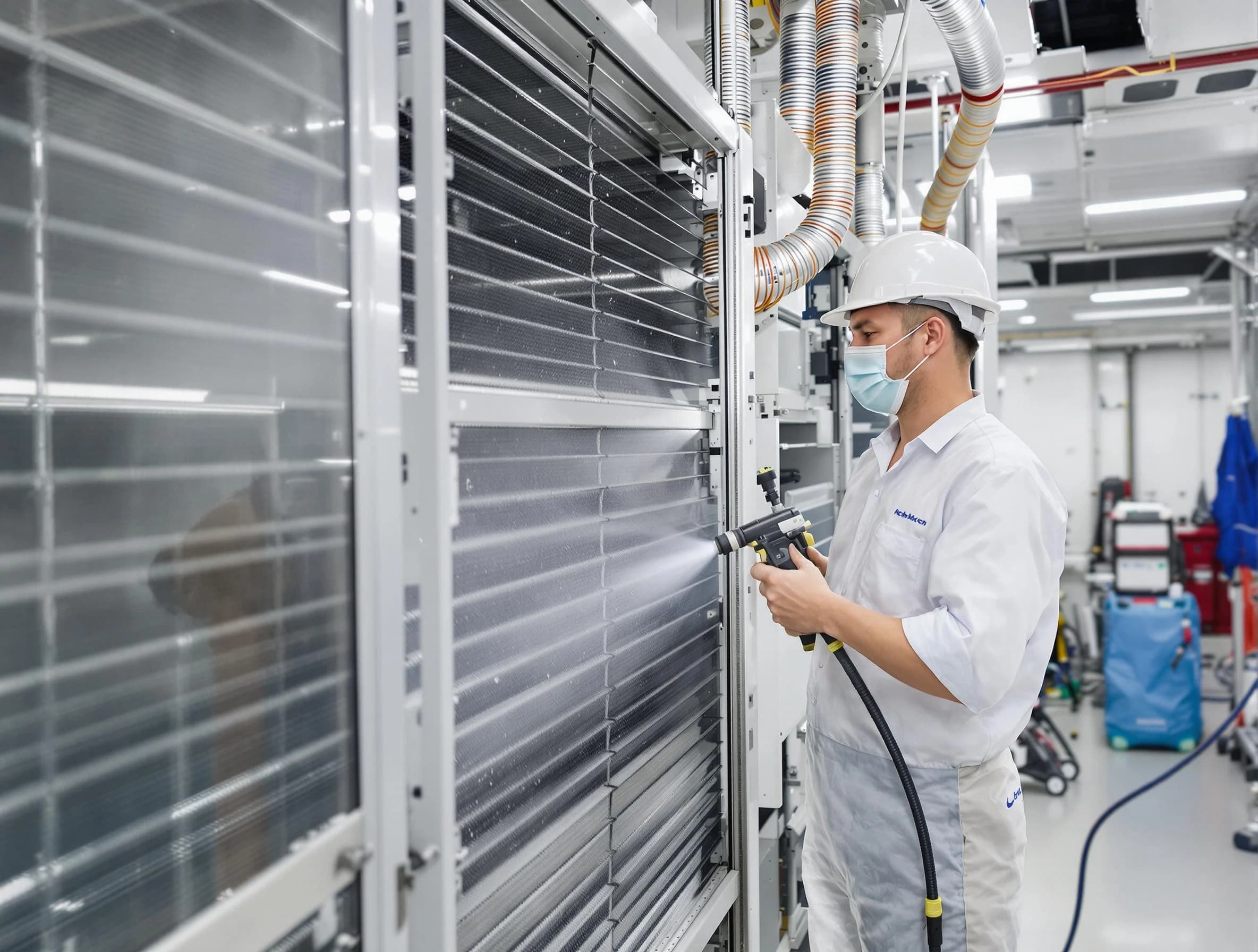 Professional AC coil cleaning by Fairfield Air Duct Cleaning in Fairfield