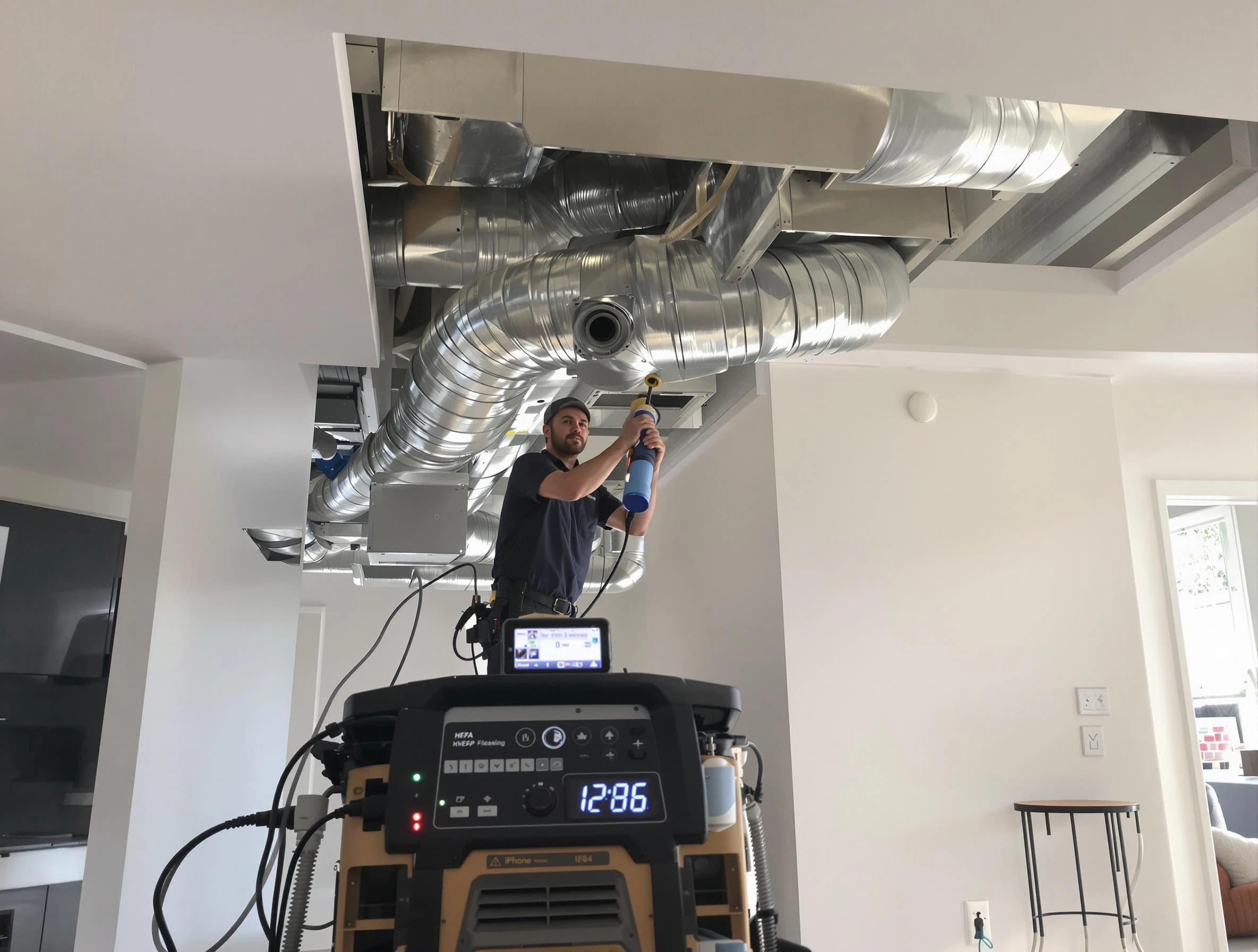 Advanced pure air duct cleaning by Fairfield Air Duct Cleaning in Fairfield