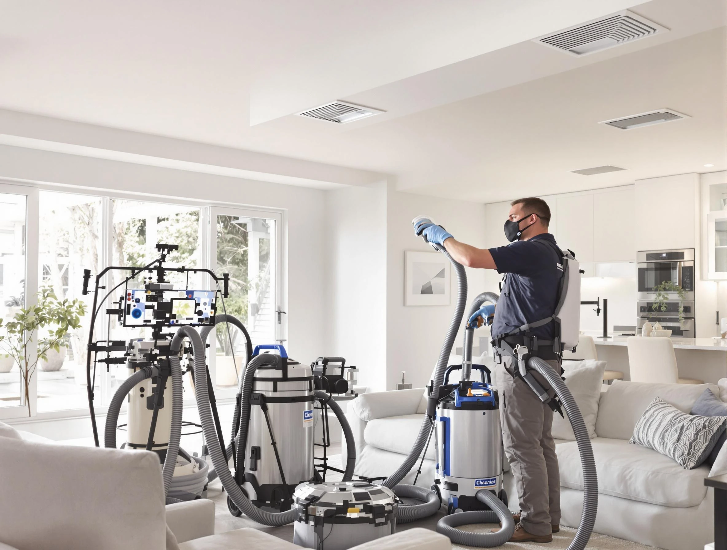 Professional AC duct cleaning by Fairfield Air Duct Cleaning in Fairfield