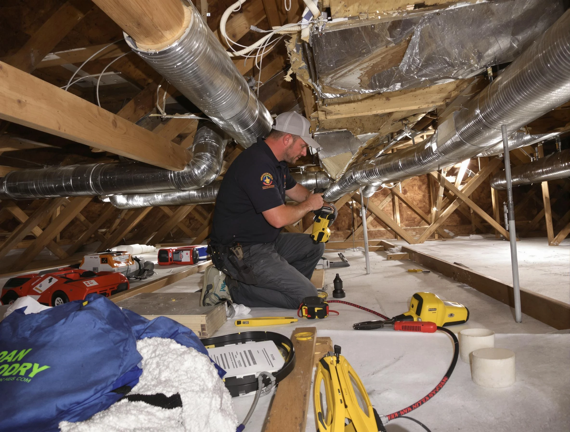 Professional air duct repair by Fairfield Air Duct Cleaning in Fairfield