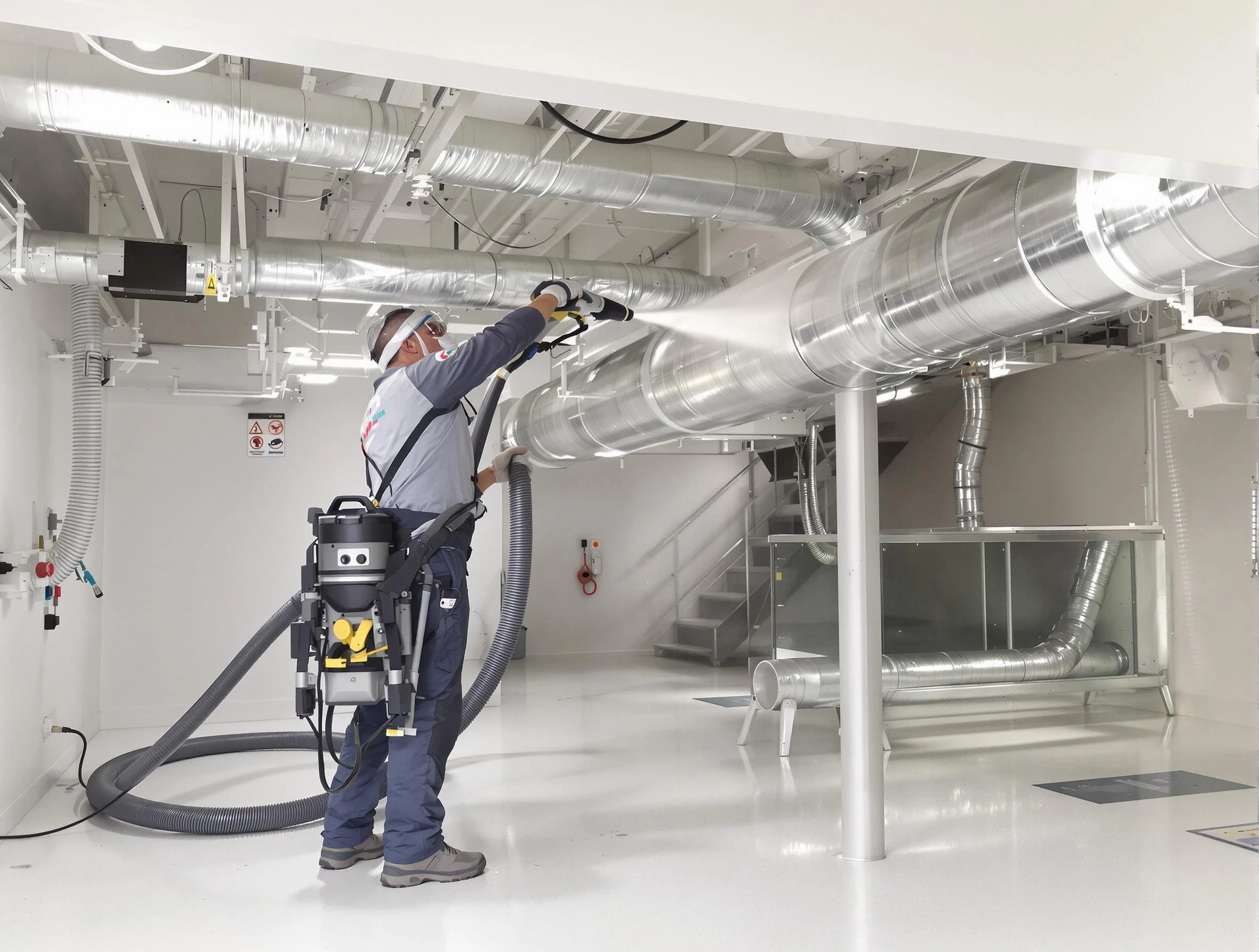 Professional central duct cleaning by Fairfield Air Duct Cleaning in Fairfield