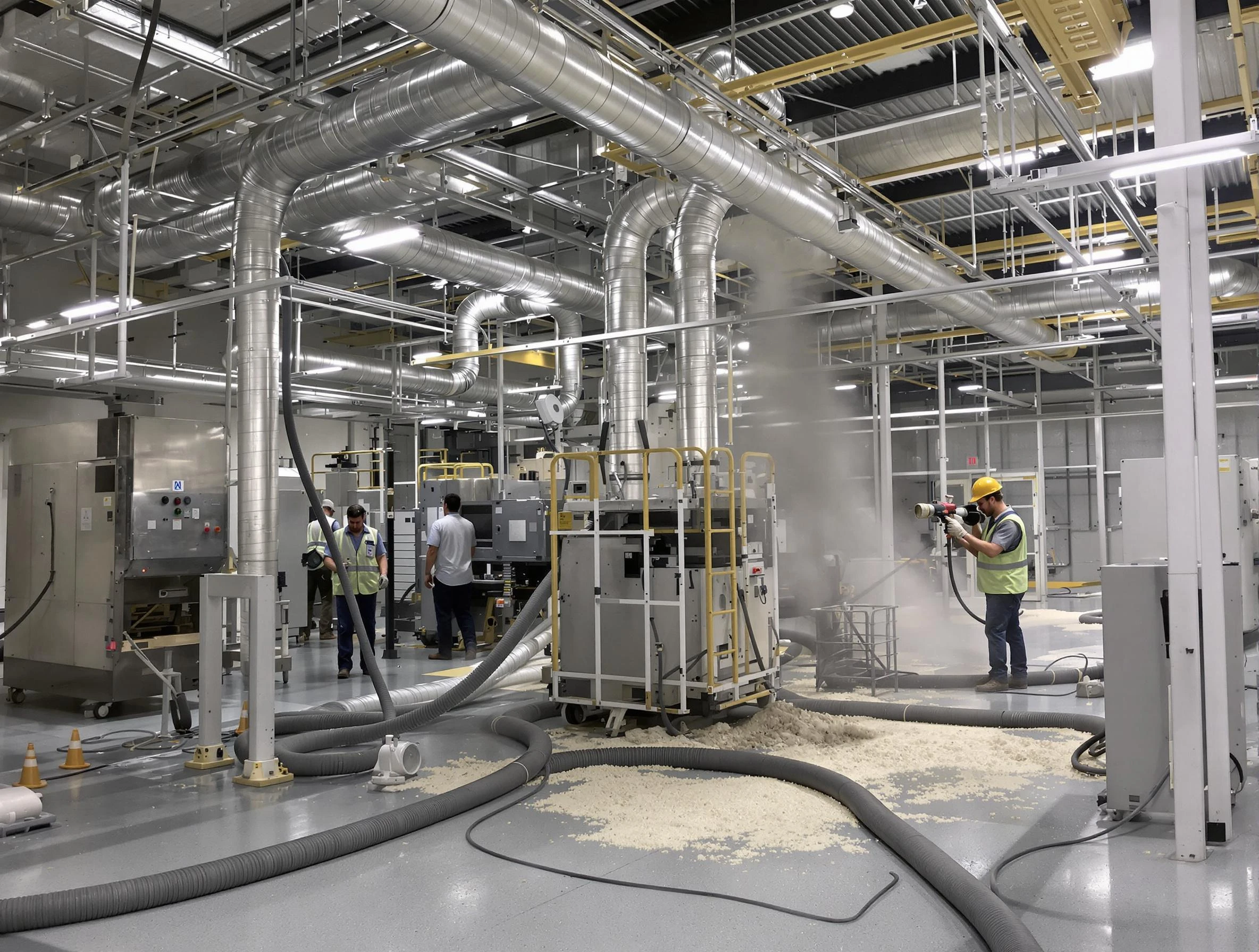 Heavy-duty industrial duct cleaning by Fairfield Air Duct Cleaning in Fairfield